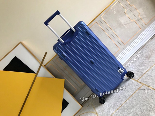 RIMOWA行李箱方胖子四輪拉杆箱 全新色彩系列 型號90043 日默瓦PC拉鏈箱 gdx1201